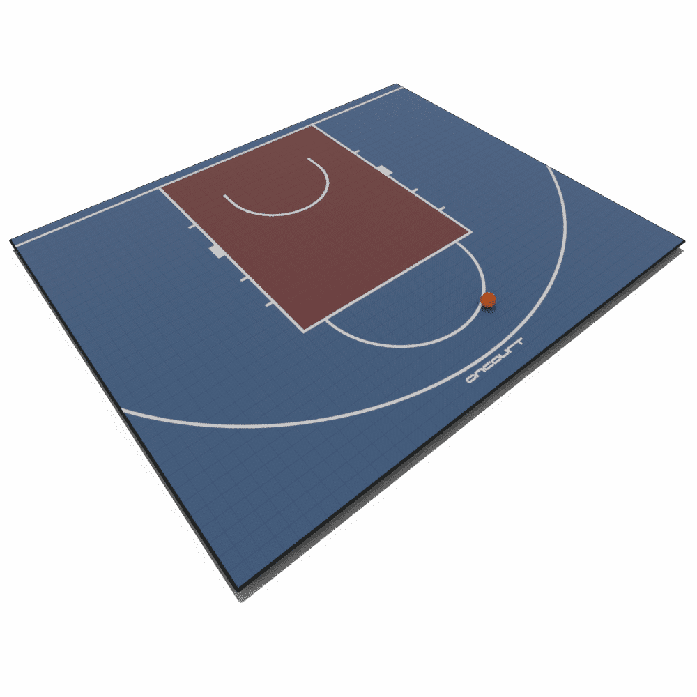 PISO DEPORTIVO BASQUETBOL 11,36M x 9,24M