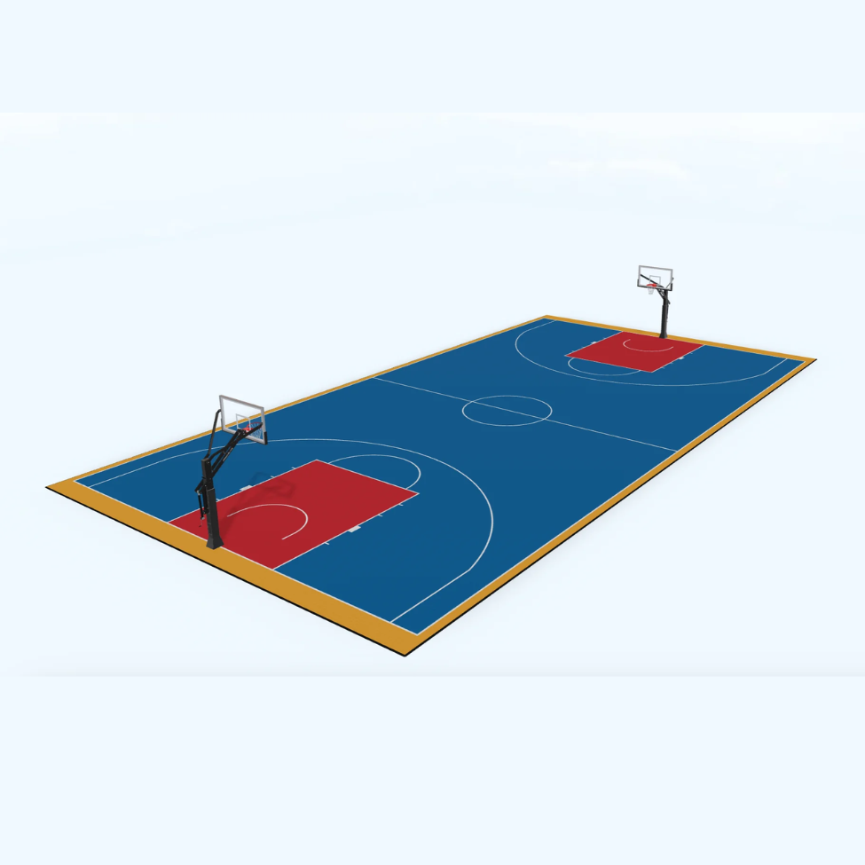 PISO DEPORTIVO BASQUETBOL 15,91M X 28,62M